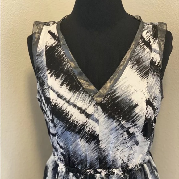 SIMPLY VERA WANG DRESS ABSTRACT WEARABLE ART - Picture 2 of 6